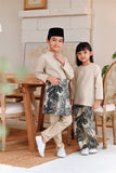 The Jumpa Baju Melayu Top - Khaki