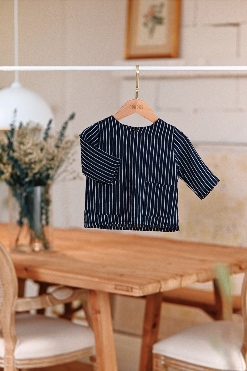 The Jumpa Babies Kurta - Deep Stripe