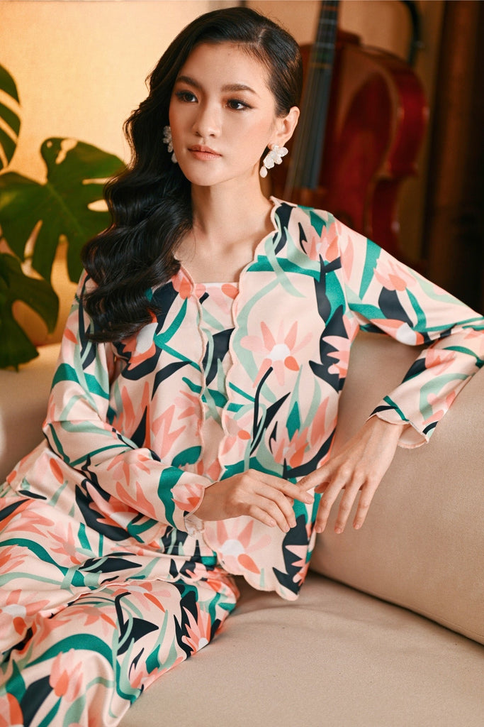 The Glow Women Broderie Kebaya Set - Lily