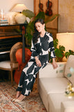The Glow Women Chic Kebaya Set - Black Geo