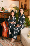 The Glow Chic Kebaya Set - Black Geo
