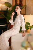 The Glow Women Chic Kebaya Set - Pink Jacquard