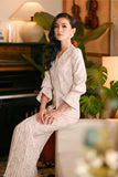 The Glow Women Chic Kebaya Set - Pink Jacquard