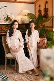 The Glow Women Chic Kebaya Set - Pink Jacquard