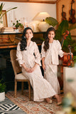 The Glow Women Chic Kebaya Set - Pink Jacquard