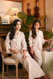 The Glow Women Chic Kebaya Set - Pink Jacquard