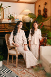The Glow Women Chic Kebaya Set - Pink Jacquard