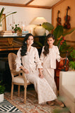 The Glow Women Chic Kebaya Set - Pink Jacquard