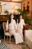 The Glow Women Chic Kebaya Set - Pink Jacquard