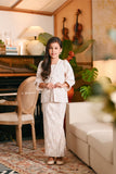 The Glow Chic Kebaya Set - Pink Jacquard