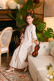 The Glow Chic Kebaya Set - Pink Jacquard