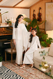 The Glow Demure Kurung Set - White Jacquard