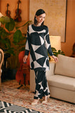 The Glow Women Chic Kurung Set - Black Geo