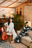The Glow Women Chic Kurung Set - Black Geo