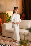 The Glow Chic Kebaya Set - White Jacquard