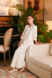The Glow Chic Kebaya Set - White Jacquard