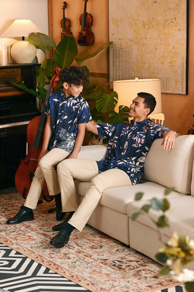The Glow Men Batik Shirt - Shine
