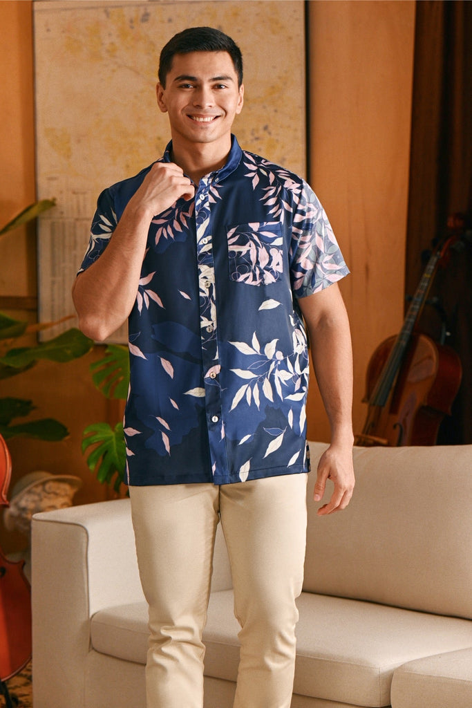 The Glow Men Batik Shirt - Shine