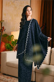 The Glow Women Broderie Kurung Set - Navy Jacquard