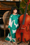 The Glow Broderie Kurung Set - Green Geo