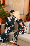 The Glow Chic Kebaya Set - Black Geo