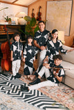 The Glow Chic Kebaya Set - Black Geo