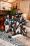 The Glow Men Batik Shirt - Black Geo