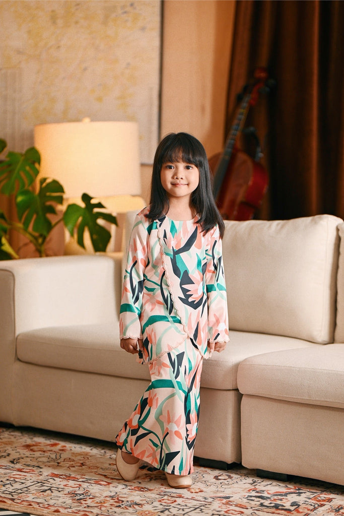 The Glow Broderie Kurung Set - Lily