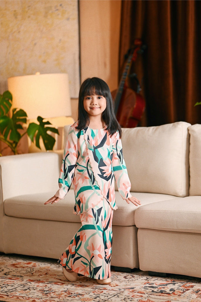 The Glow Broderie Kurung Set - Lily