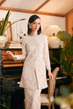 The Glow Women Elite Kurung Set - Pink Jacquard