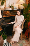 The Glow Women Elite Kurung Set - Pink Jacquard