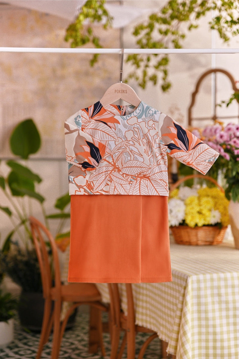 The Sarang Babies Kurung - Brown