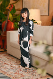 The Glow Chic Kebaya Set - Black Geo