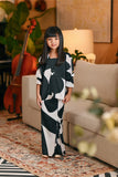 The Glow Chic Kebaya Set - Black Geo