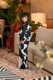 The Glow Chic Kebaya Set - Black Geo