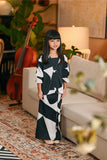 The Glow Chic Kebaya Set - Black Geo
