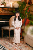 The Glow Elite Kurung Set - Pink Jacquard
