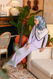 The Glow Women Broderie Kebaya Set - Lilac Jacquard