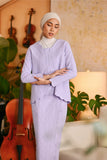 The Glow Women Broderie Kebaya Set - Lilac Jacquard