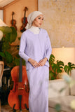 The Glow Women Broderie Kebaya Set - Lilac Jacquard
