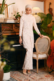 The Glow Women Elite Kurung Set - Pink Jacquard