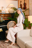 The Glow Women Square Scarf - Blue Shine