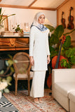 The Glow Women Chic Kurung Set - Beige Jacquard