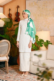 The Glow Women Chic Kurung Set - Beige Jacquard