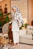 The Glow Women Chic Kurung Set - Beige Jacquard
