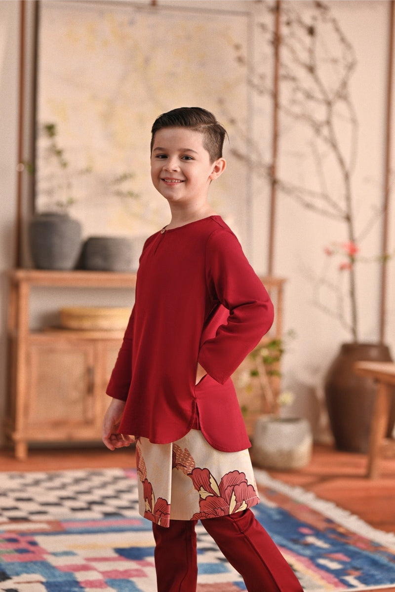 The Heiwa Kurta - Maroon