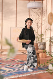 The Heiwa Folded Skirt - Sumi