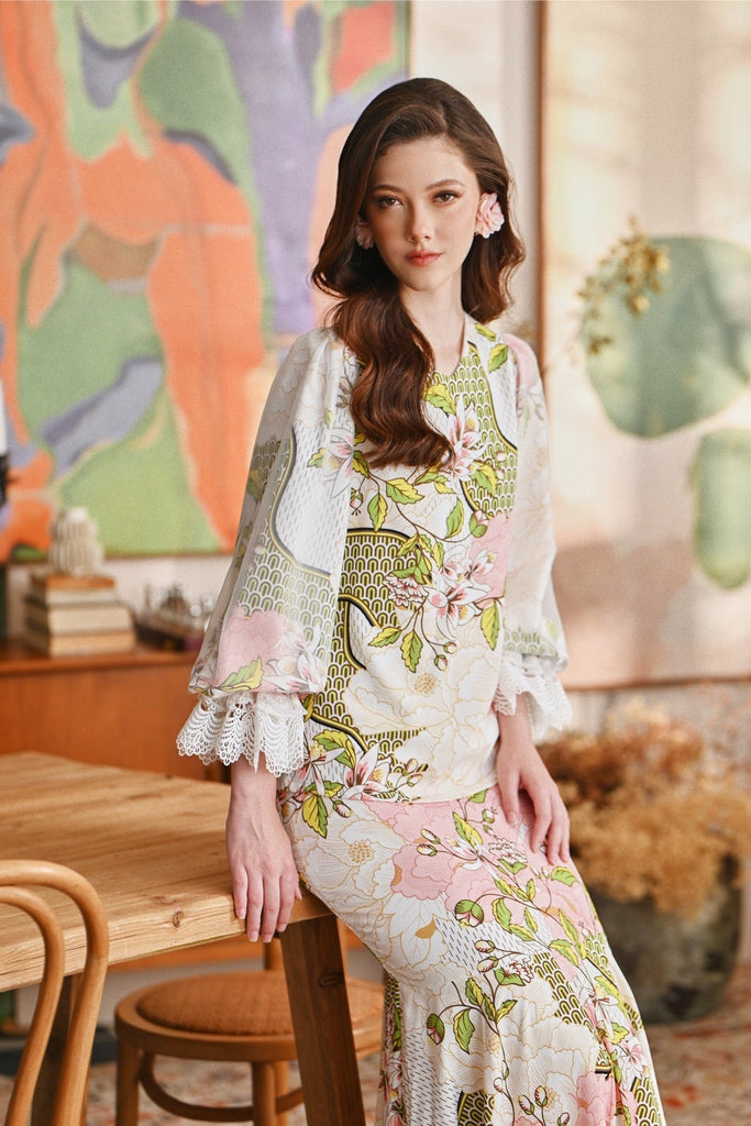 The Glow Women Victoria Kurung Set - Blooms