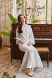 The Glow Women Glitz Kurung Set - White Jacquard