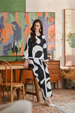 The Glow Women Delight Kurung Set - Black Sea